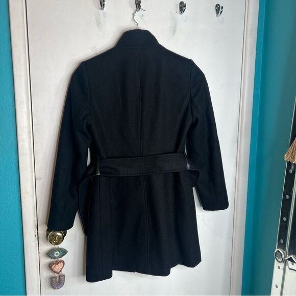 Via spiga wool peacoat button up, leather closures - Picture 3 of 8